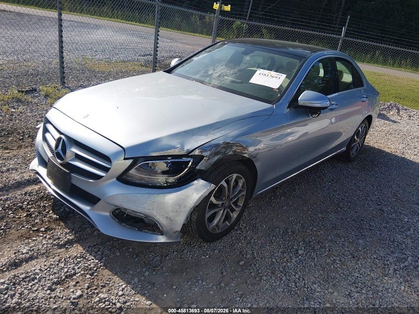 Vin: 55swf4jb9fu045639, lot: 46312538, mercedes-benz c 300 20152