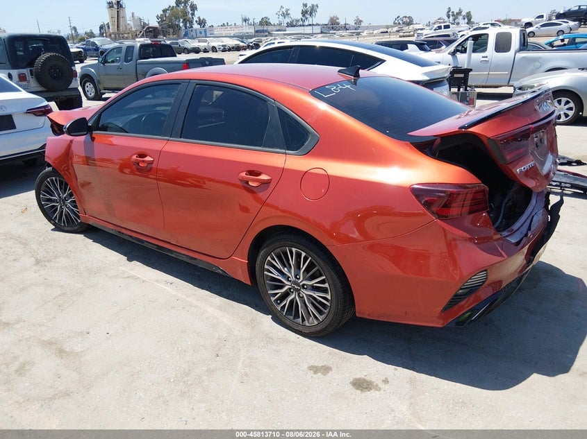 Vin: 3kpf54adxpe579455, lot: 46312556, kia forte gt-line 20233