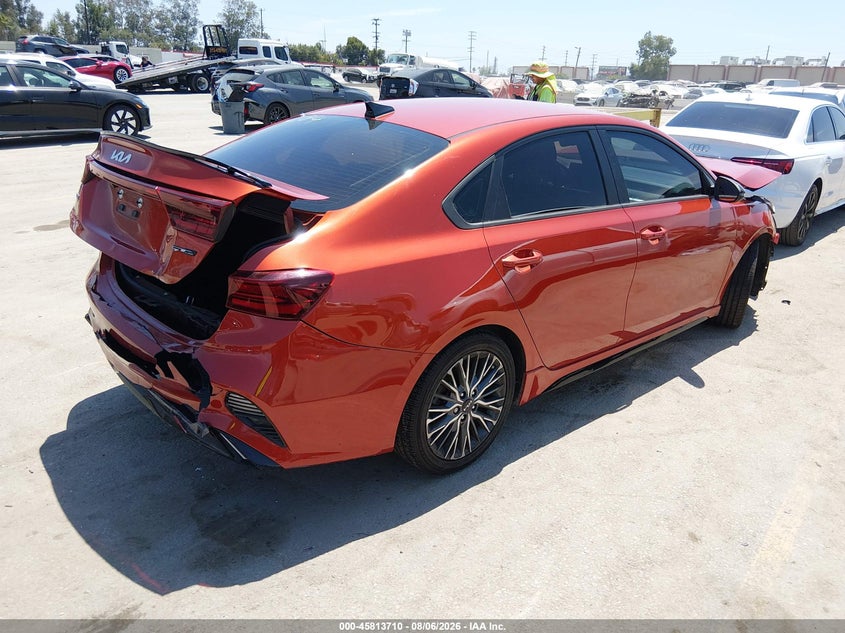 Vin: 3kpf54adxpe579455, lot: 46312556, kia forte gt-line 20234