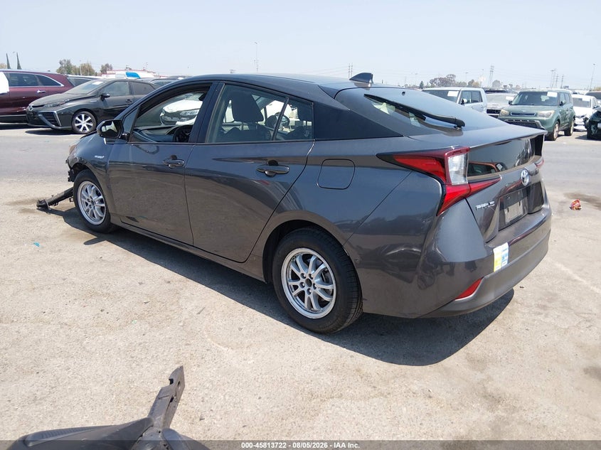 Vin: jtdkarfuxl3112943, lot: 46312568, toyota prius le 20203