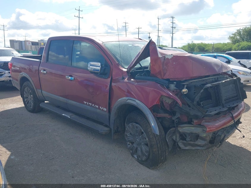 Vin: 1n6aa1e53jn521081, lot: 46312590, nissan titan platinum reserve/pro-4x/s/sl/sv 20181