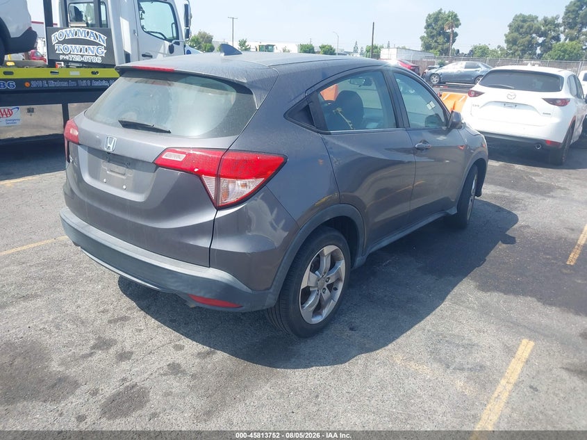 Vin: 3czru5h31jm715644, lot: 46312598, honda hr-v lx 20184