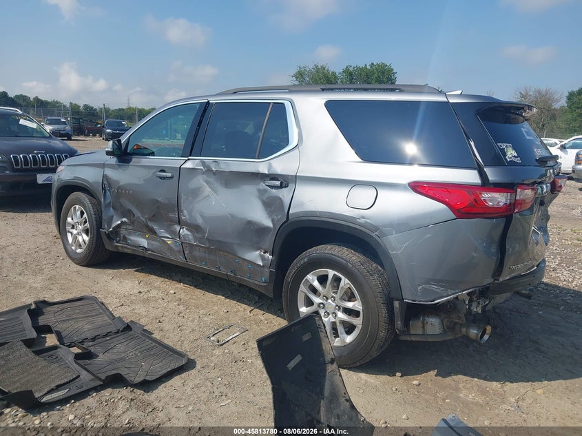 Vin: 1gnergkw8mj227644, lot: 46312626, chevrolet traverse fwd lt cloth 20213