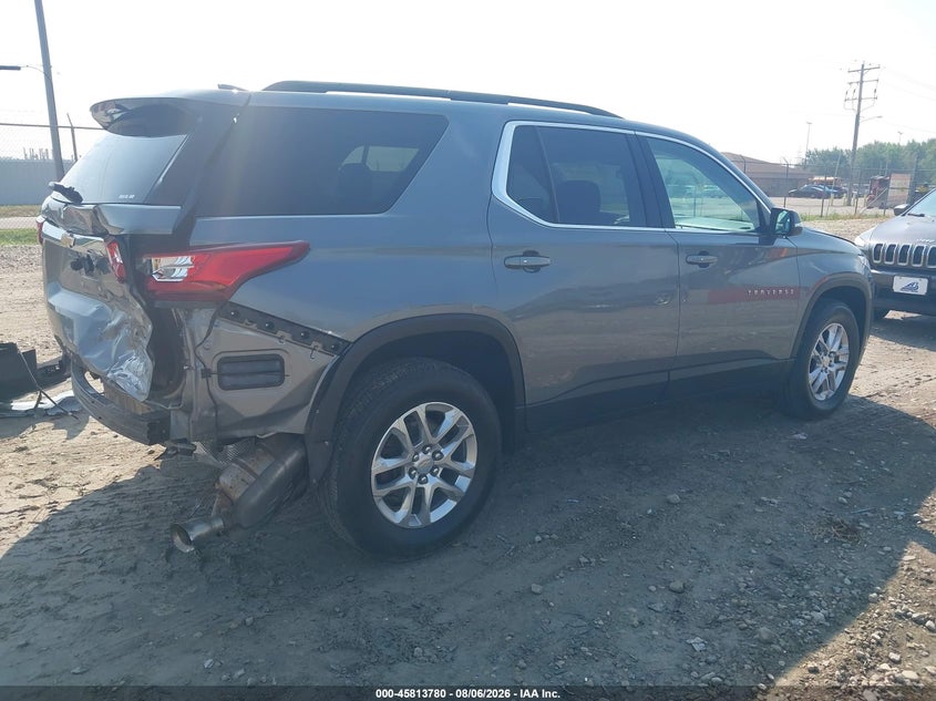 Vin: 1gnergkw8mj227644, lot: 46312626, chevrolet traverse fwd lt cloth 20214