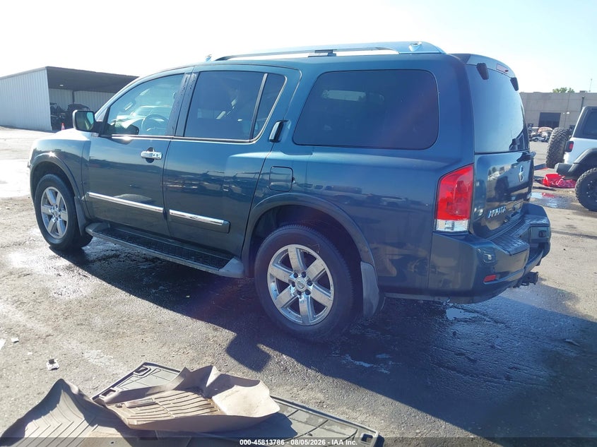 Vin: 5n1aa0nc4dn605955, lot: 46312632, nissan armada platinum 20133