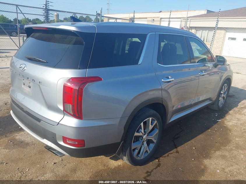 Vin: km8r44he7lu074124, lot: 46312653, hyundai palisade sel 20204