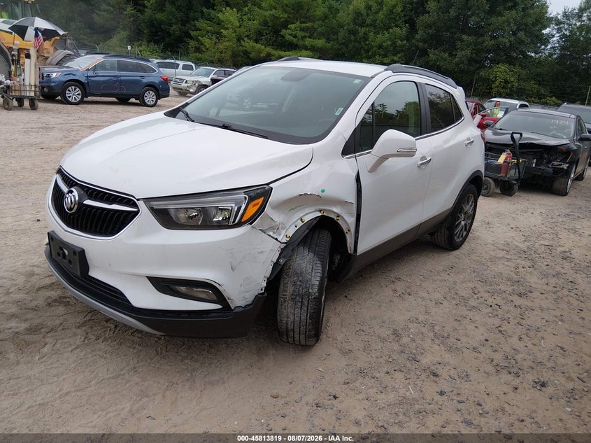 Vin: kl4cj2sb6kb786439, lot: 46312664, buick encore awd sport touring 20192