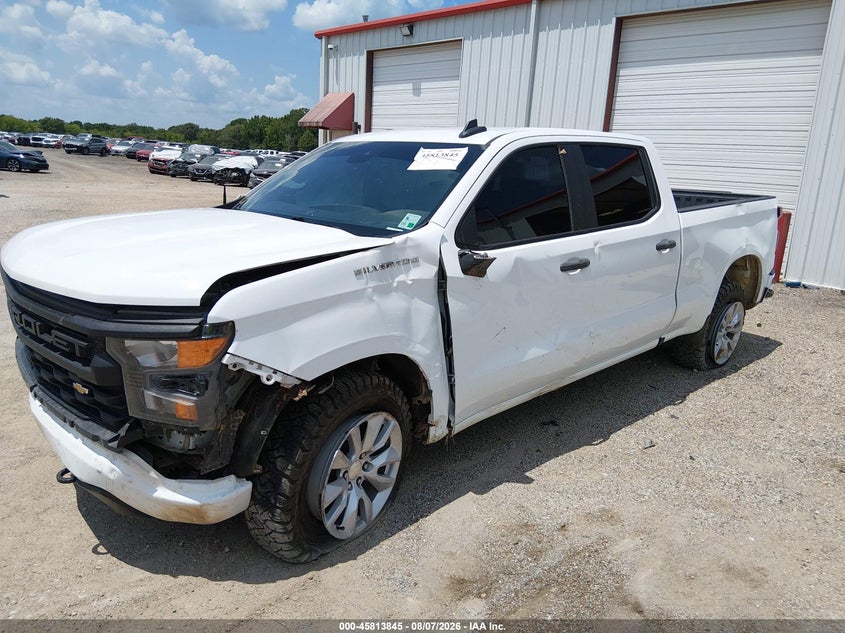 Vin: 3gcpdbek6ng689327, lot: 46312691, chevrolet silverado 1500 4wd  standard bed custom 20222
