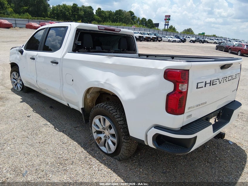 Vin: 3gcpdbek6ng689327, lot: 46312691, chevrolet silverado 1500 4wd  standard bed custom 20223