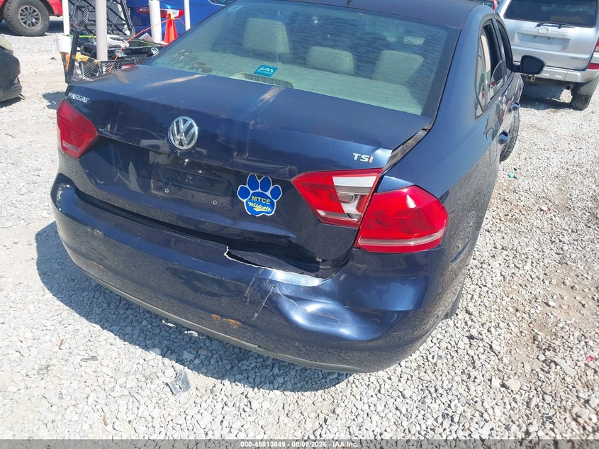 2014 VOLKSWAGEN PASSAT auction photo 6