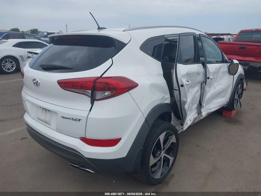 Vin: km8j33a28gu036840, lot: 46312717, hyundai tucson sport 20164
