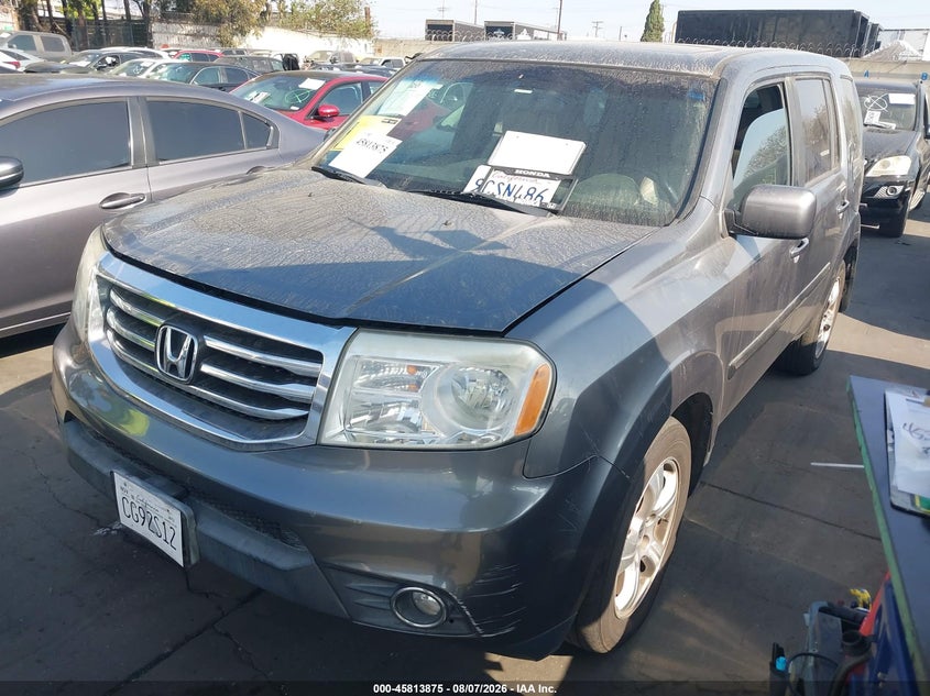 Vin: 5fnyf3h75cb004300, lot: 46312721, honda pilot ex-l 20122