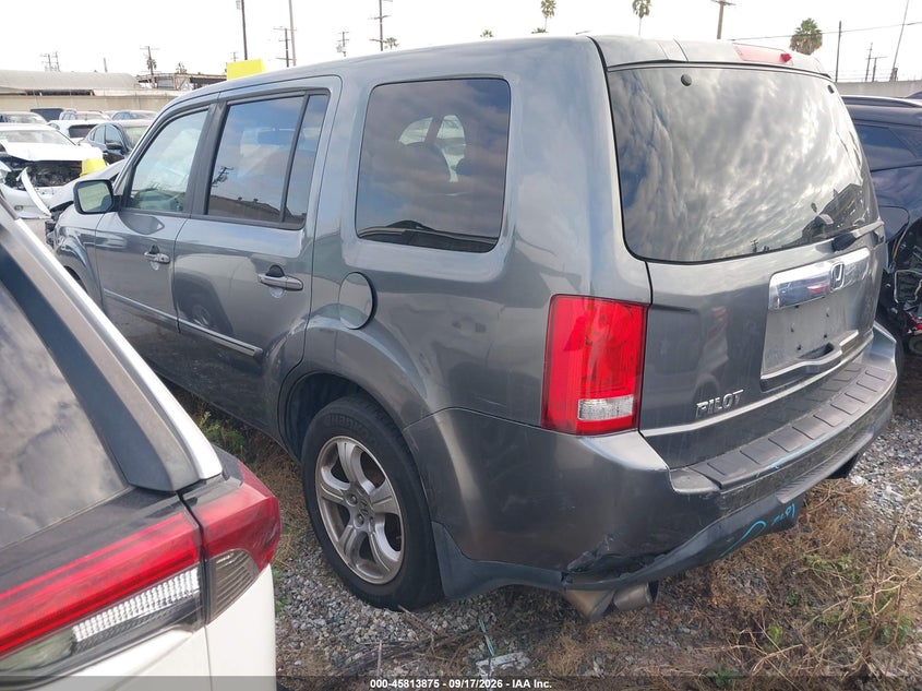 Vin: 5fnyf3h75cb004300, lot: 46312721, honda pilot ex-l 20123