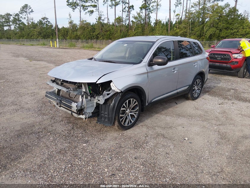 Vin: ja4ad2a39hz061569, lot: 46312747, mitsubishi outlander es 20172