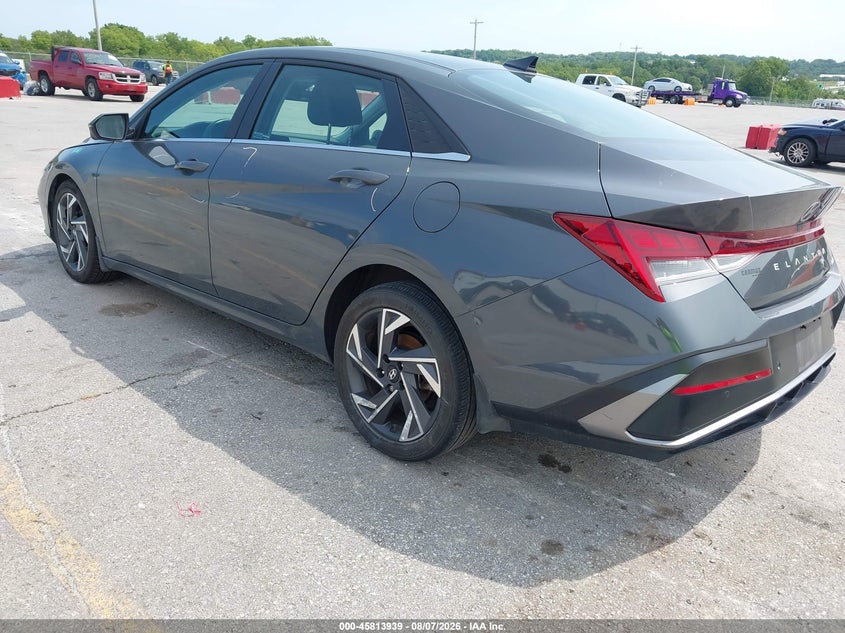 Vin: kmhlp4dg0ru678272, lot: 46312785, hyundai elantra limited 20243