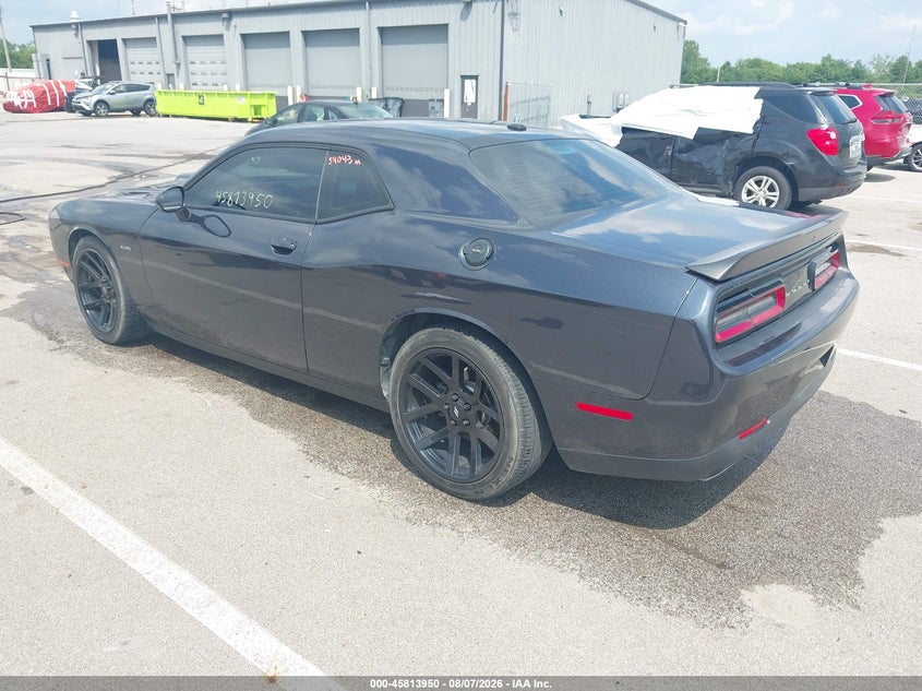 Vin: 2c3cdzbt8hh618000, lot: 46312796, dodge challenger r/t 20173