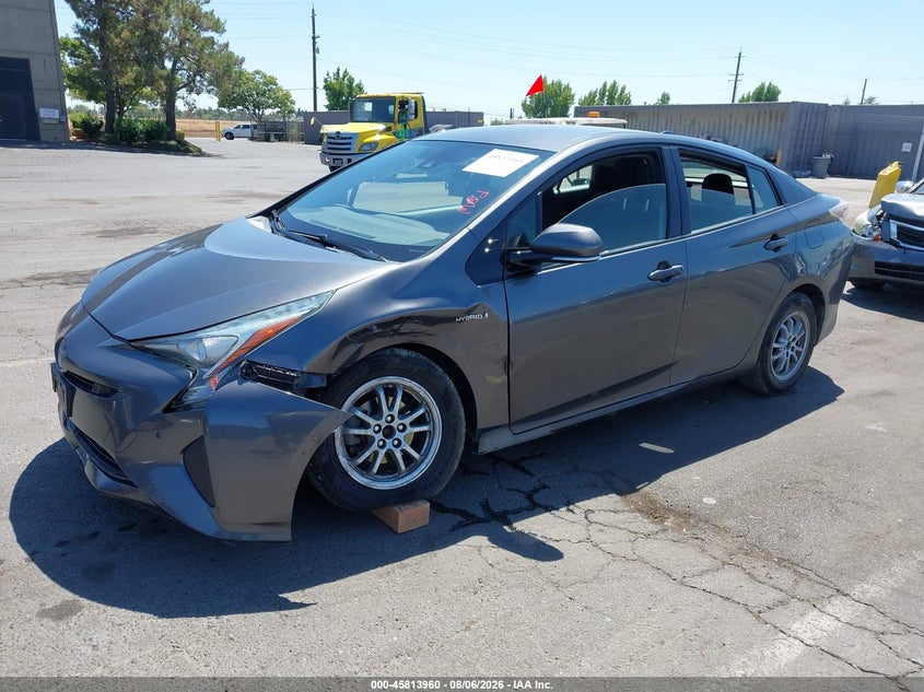 Vin: jtdkbrfu6j3061659, lot: 46312806, toyota prius two 20182