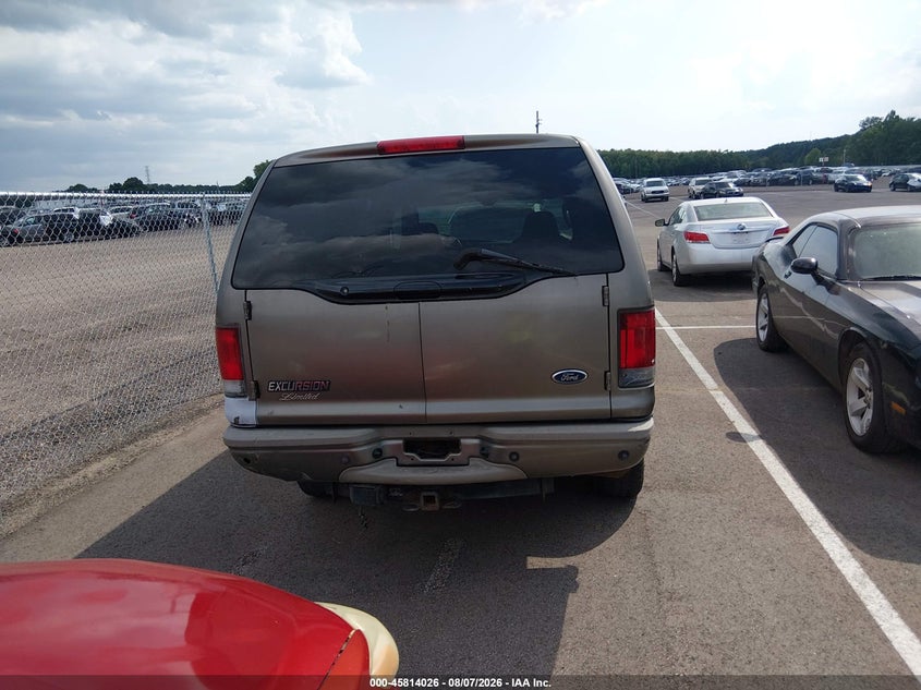 FORD EXCURSION 2003 VIN 1FMNU43S63EC17716