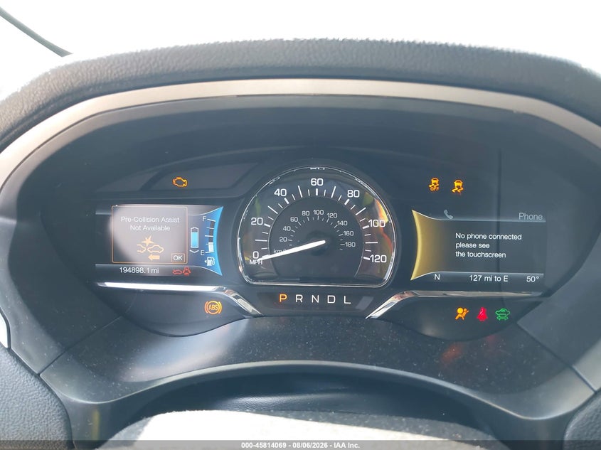 2015 LINCOLN MKZ HYBRID auction photo 7