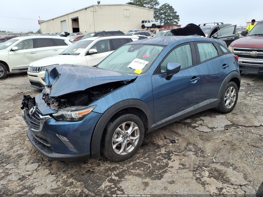 Vin: jm1dkdb70j0326346, lot: 46312921, mazda cx-3 sport 20182