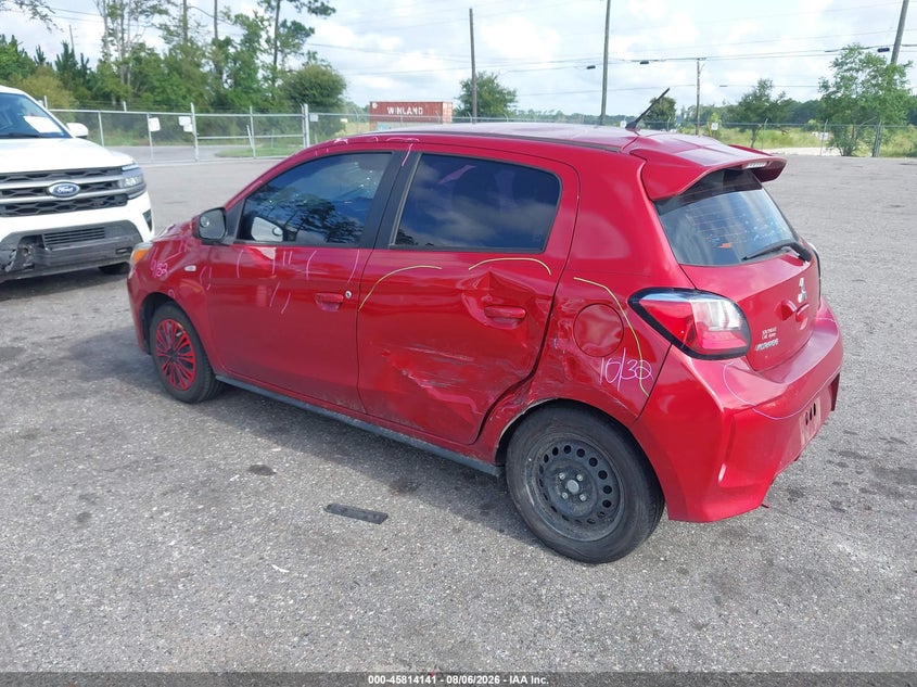 Vin: ml32auhj3nh005490, lot: 46312987, mitsubishi mirage es 20223