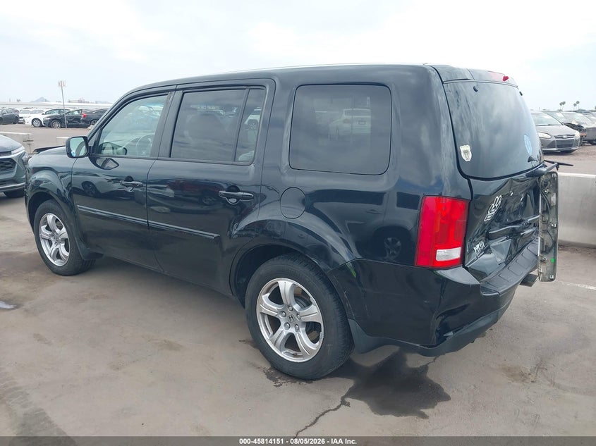 Vin: 5fnyf4h40cb072371, lot: 46312997, honda pilot ex 20123