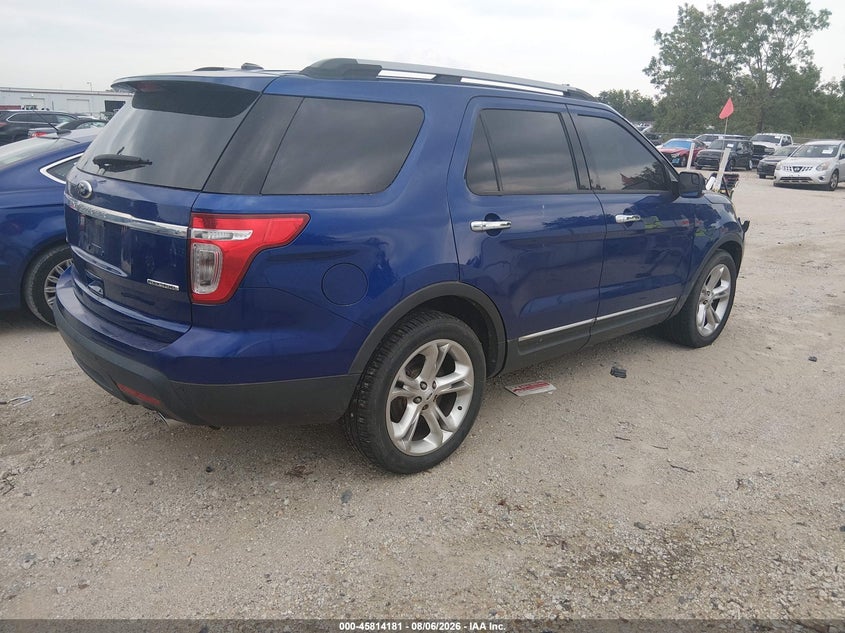Vin: 1fm5k7f8xdgc34967, lot: 46313027, ford explorer limited 20134
