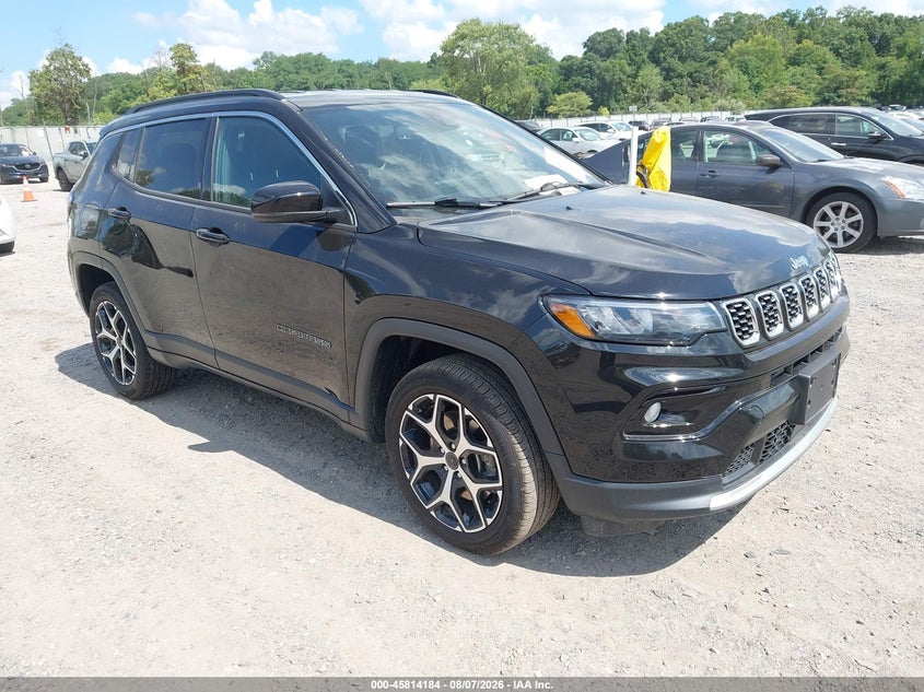 Vin: 3c4njdcn0st519511, lot: 46313030, jeep compass limited 4x4 2025 img_1