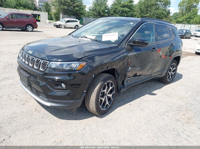Vin: 3c4njdcn0st519511, lot: 46313030, jeep compass limited 4x4 20252
