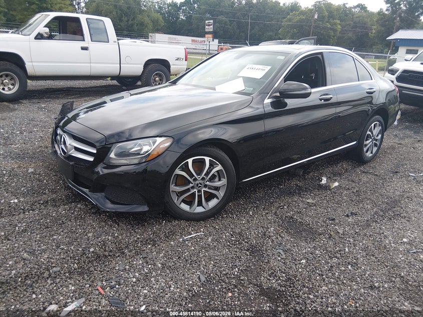 Vin: wddwf4kb6jr359242, lot: 46313036, mercedes-benz c 300 4matic 20182