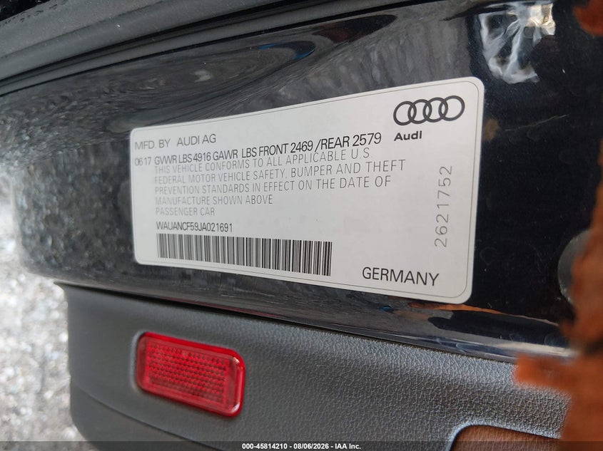 2018 AUDI A5 2.0T PREMIUM · Фото 9