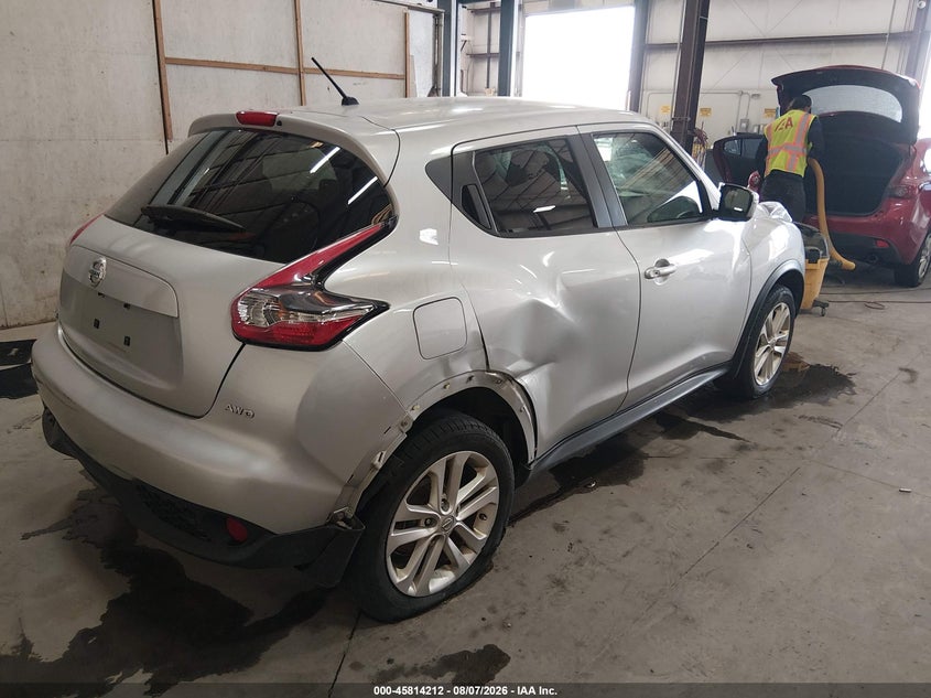 Vin: jn8af5mv7ft556260, lot: 46313058, nissan juke s 20154