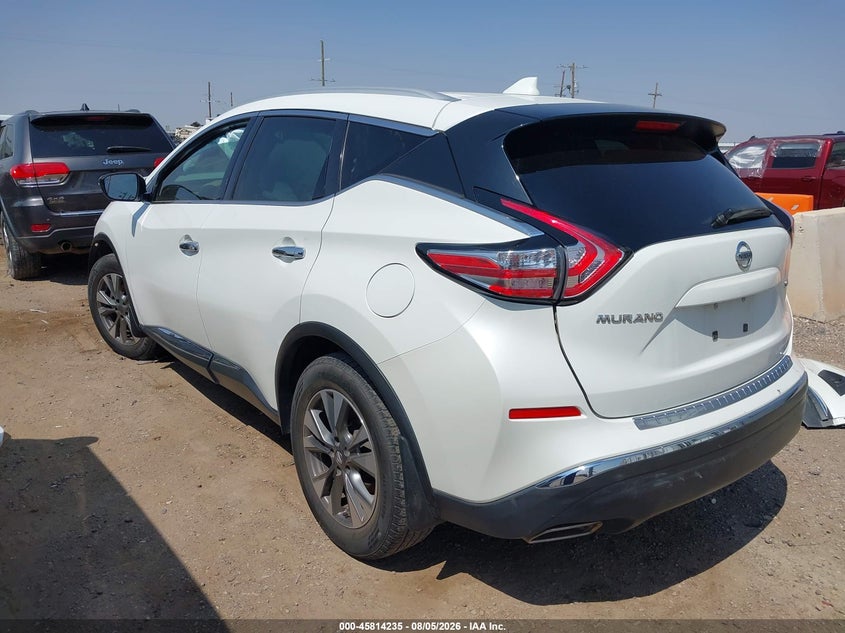 Vin: 5n1az2mg1jn184765, lot: 46313081, nissan murano sl 20183