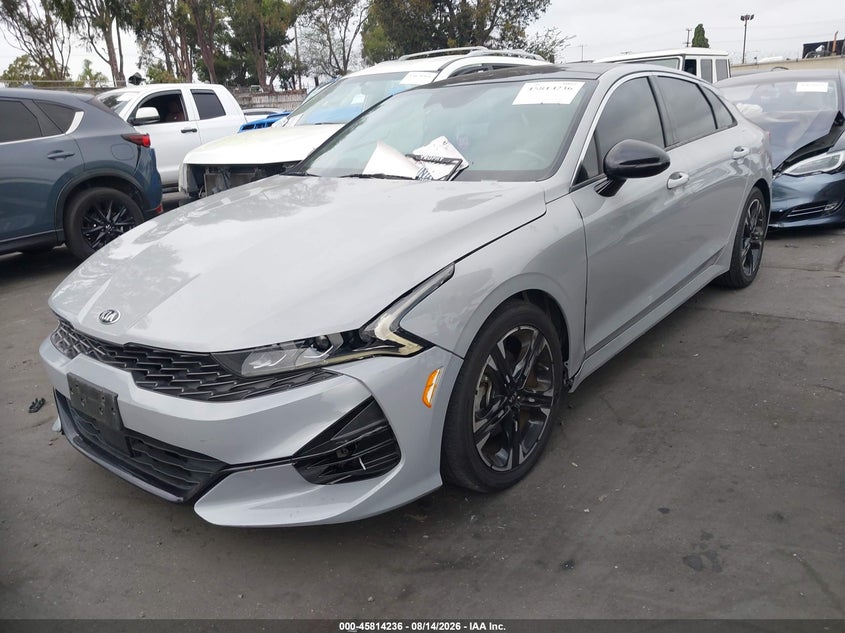 2021 Kia K5 Gt-Line, Left Front, IAAI, VIN 5XXG64J27MG071642 — photo 2
