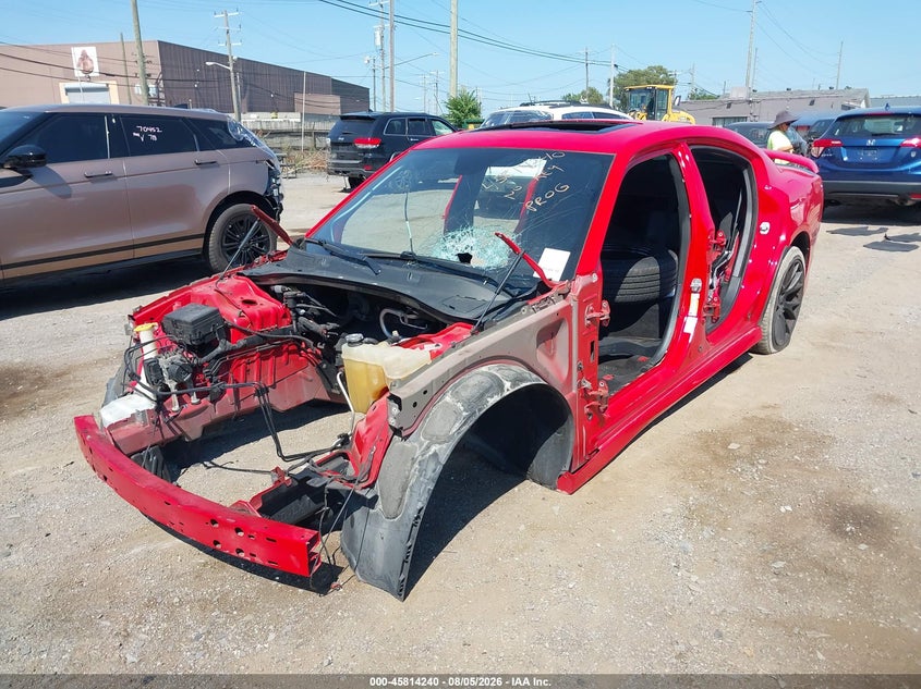 Vin: 2c3cdxej0eh257713, lot: 46313086, dodge charger srt8 20142