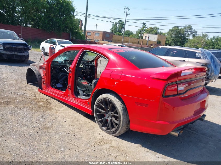 Vin: 2c3cdxej0eh257713, lot: 46313086, dodge charger srt8 20143