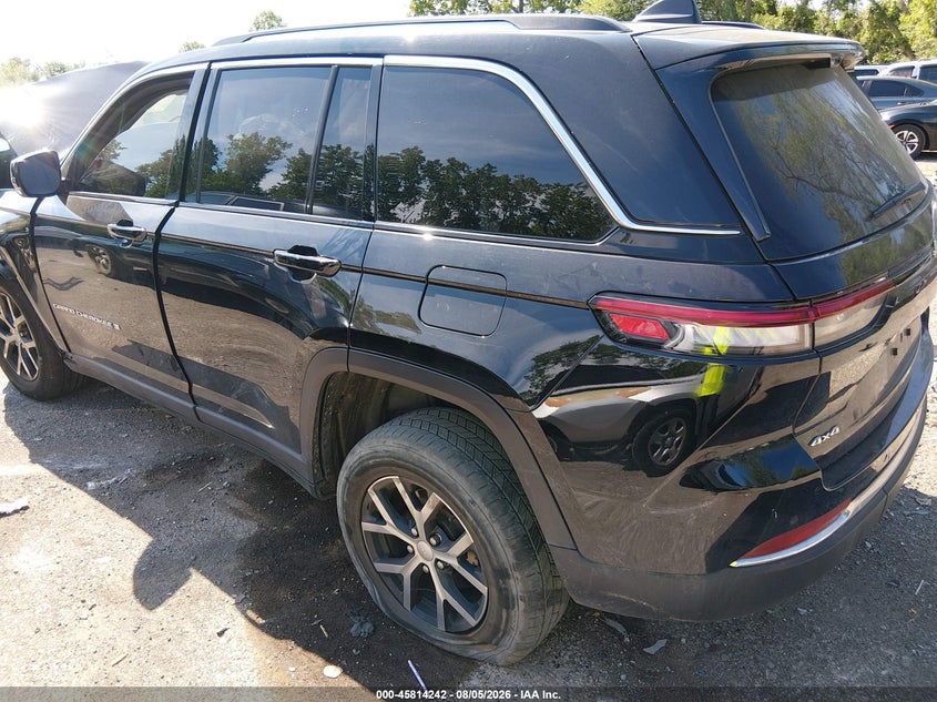 Vin: 1c4rjhbg1pc503526, lot: 46313088, jeep grand cherokee limited 4x4 20233