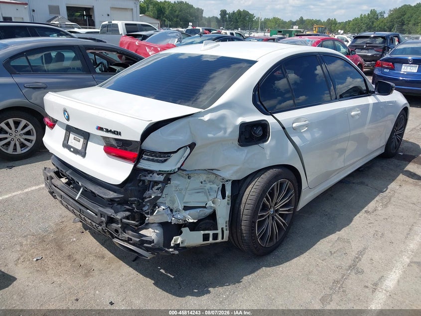 Vin: wba5u9c02lfh04776, lot: 46313089, bmw m340i m340i xdrive 20204