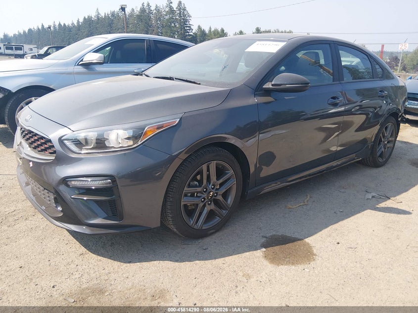 Vin: 3kpf34ad3me377378, lot: 46313136, kia forte gt-line 20212