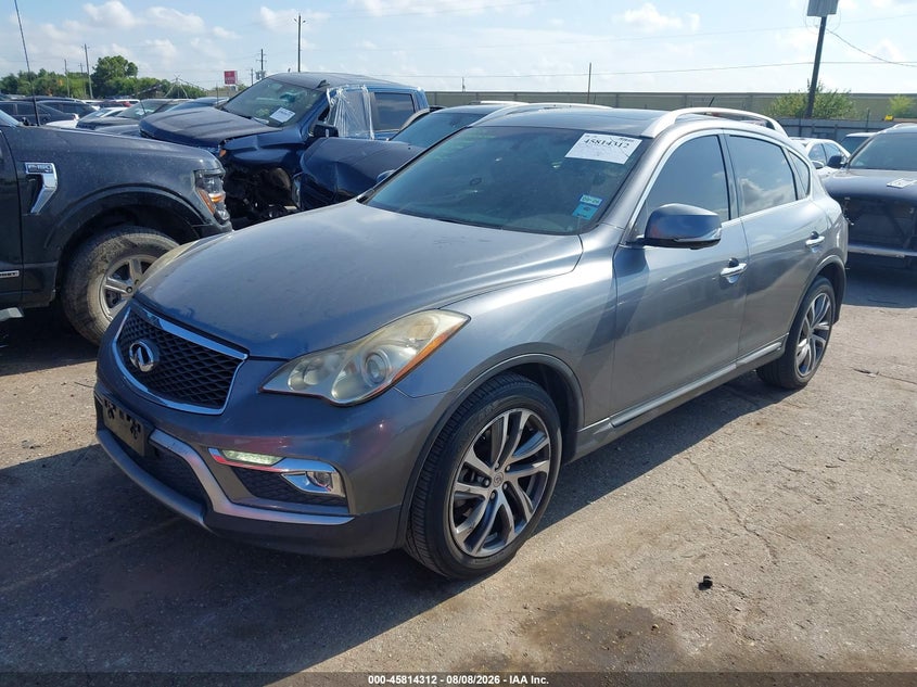 Vin: jn1bj0rp7hm390561, lot: 46313158, infiniti qx50 20172