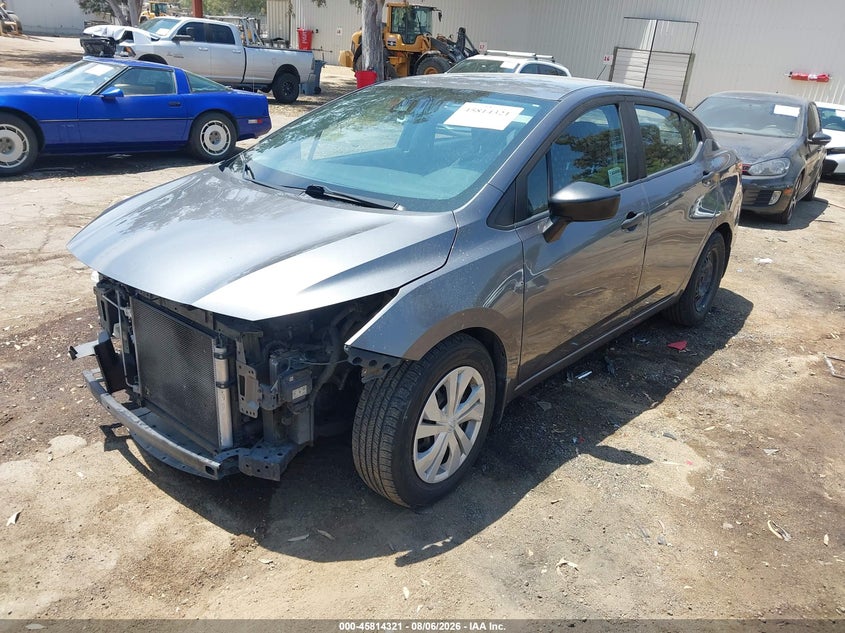 Vin: 3n1cn8dv0ml857482, lot: 46313167, nissan versa s xtronic cvt 20212