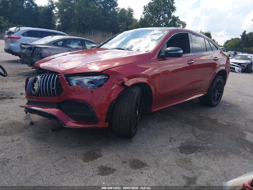 Vin: 4jgfd6bb5pa962259, lot: 46313168, mercedes-benz amg gle 53 coupe 4matic 20232