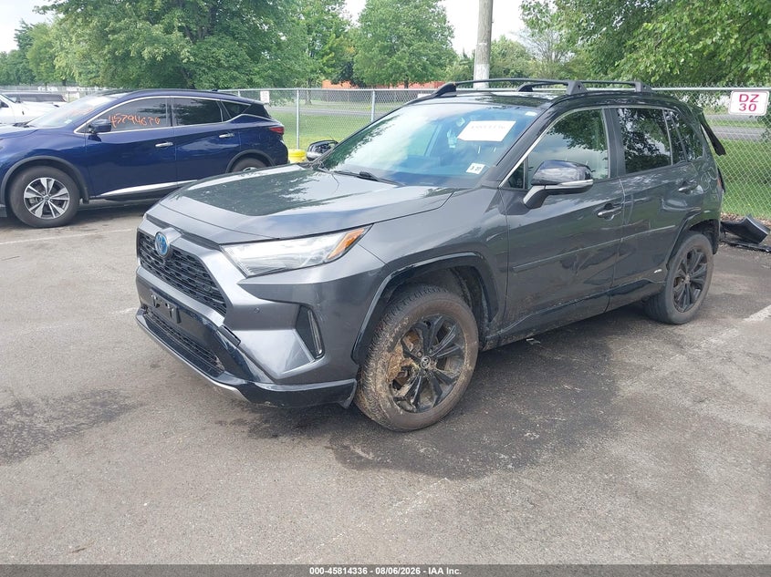 Vin: jtme6rfv7nd522345, lot: 46313182, toyota rav4 hybrid xse 20222