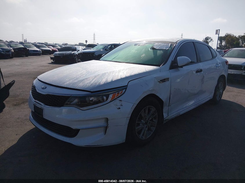 Vin: 5xxgt4l33jg269385, lot: 46313188, kia optima lx 20182