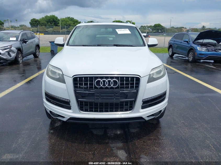 2013 AUDI Q7 SPORT UTILITY VEHICLE 3.0L V-6 DI, DOHC, VVT, SUPERCHARGER, 280HP