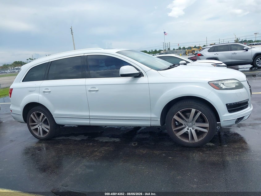 2013 AUDI Q7 SPORT UTILITY VEHICLE 3.0L V-6 DI, DOHC, VVT, SUPERCHARGER, 280HP