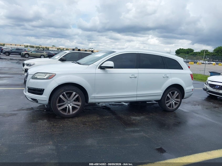 2013 AUDI Q7 SPORT UTILITY VEHICLE 3.0L V-6 DI, DOHC, VVT, SUPERCHARGER, 280HP