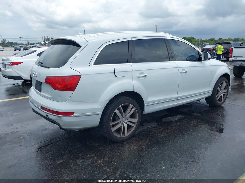 Vin: wa1lgafe6dd014527, lot: 46313198, audi q7 3.0t premium 20134