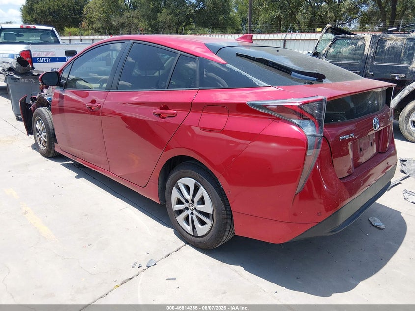 Vin: jtdkarfu7h3539634, lot: 46313201, toyota prius four 20173
