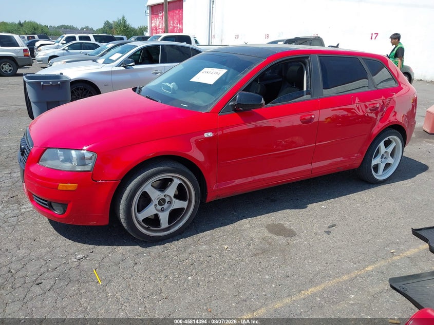 AUDI A3 2006 VIN WAUNF78P06A102428